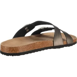 Metallic Two Strap Pantoletten -Ambellis 12823063 05