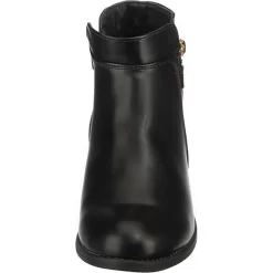Gold Zipper Stiefeletten - Schwarz 10 Gold Zipper Stiefeletten - Schwarz -Ambellis 14886038 04