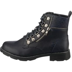 Schnürstiefeletten Vintage Look - Dunkelblau -Ambellis 14886394 03