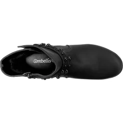 Stiefeletten Mit Blockabsatz Und Riemchendetails - Schwarz -Ambellis 14886407 06