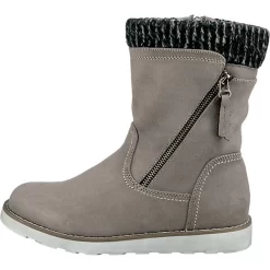 Winterstiefel Mit Gestrickter Schaftkante - Grau -Ambellis 14886551 03