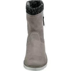 Winterstiefel Mit Gestrickter Schaftkante - Grau -Ambellis 14886551 04