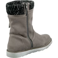Winterstiefel Mit Gestrickter Schaftkante - Grau -Ambellis 14886551 05