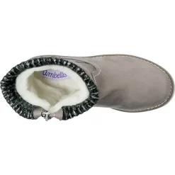 Winterstiefel Mit Gestrickter Schaftkante - Grau -Ambellis 14886551 06