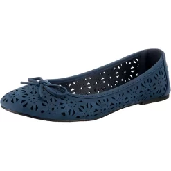 Classic Ballerinas Flower Design - Dunkelblau