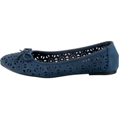 Classic Ballerinas Flower Design - Dunkelblau -Ambellis 16955194 03