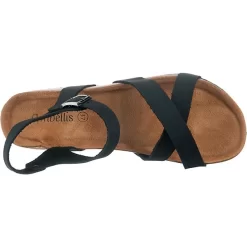 Riemchensandaletten Mit Keilabsatz - Schwarz -Ambellis 16955493 06