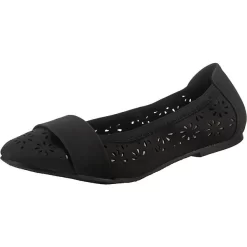 Flowered Ballerinas - Schwarz