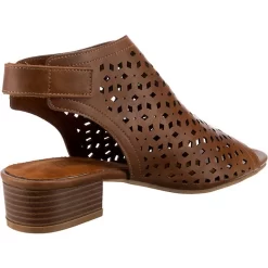 Schaftsandaletten Mit Klettverschluss - Cognac -Ambellis 17605211 05