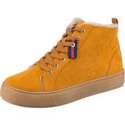 Winterstiefeletten Warmfutter - Gelb