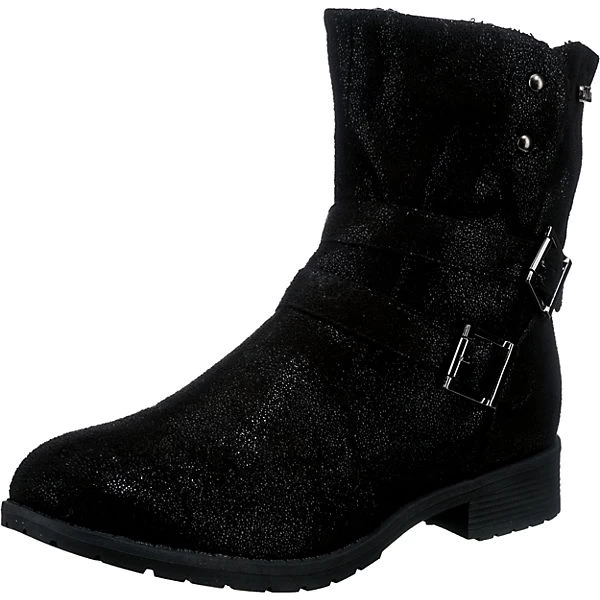 Black Glitter Winterstiefeletten - Schwarz 1 Black Glitter Winterstiefeletten - Schwarz