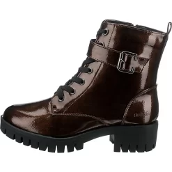 Buckle Lace-Up Boots -Ambellis 20014253 03