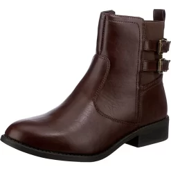Buckle Chelsea Boots - Braun