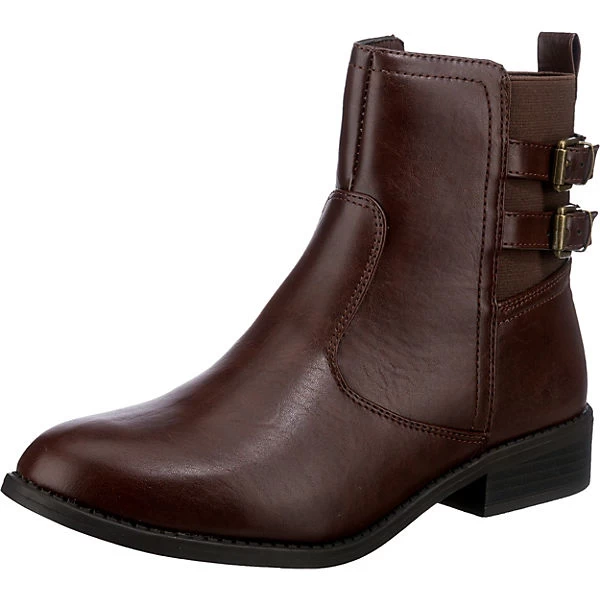 Buckle Chelsea Boots - Braun 1 Buckle Chelsea Boots - Braun