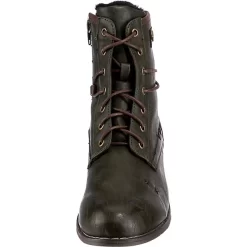 Schnürstiefeletten Vintage Look - Dunkelgrün -Ambellis 20368017 04