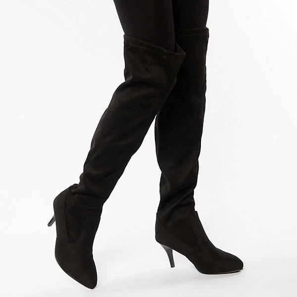 Elegance Overknee-Stiefel - Schwarz 2 Elegance Overknee-Stiefel - Schwarz – Bild 2