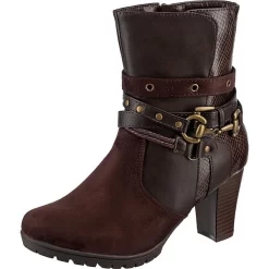 Stiefeletten Mit Riemchen-/Schnallendetails - Braun