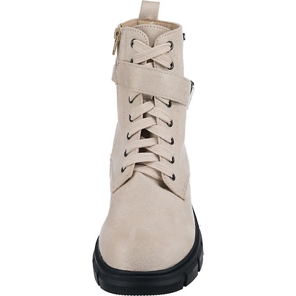 Buckle Lace-Up Boots - Creme 4 Buckle Lace-Up Boots - Creme – Bild 4