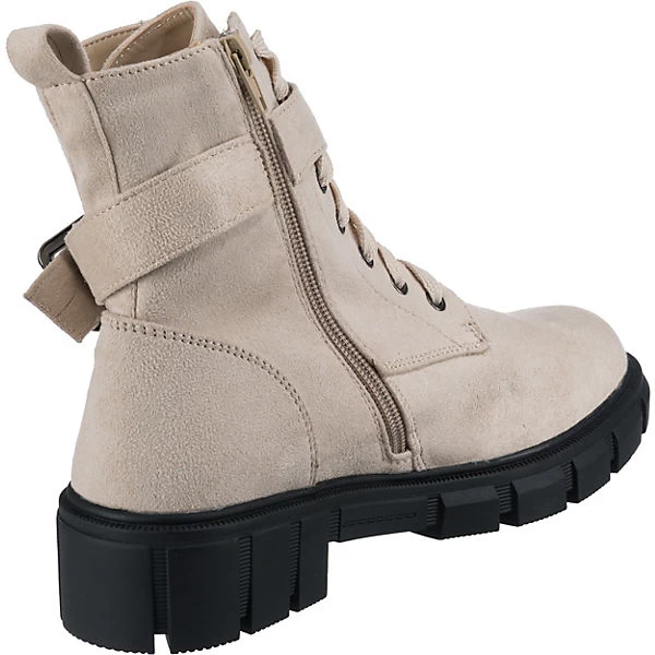 Buckle Lace-Up Boots - Creme 5 Buckle Lace-Up Boots - Creme – Bild 5
