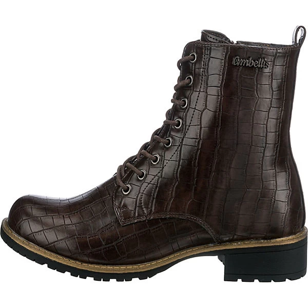 Schnürstiefeletten Mit Animal Optik 3 Schnürstiefeletten Mit Animal Optik – Bild 3