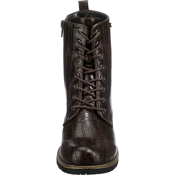 Schnürstiefeletten Mit Animal Optik 4 Schnürstiefeletten Mit Animal Optik – Bild 4