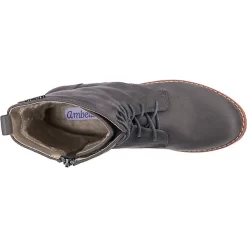 Schnürstiefel Mit Fleece Futter Und Zipper - Grau -Ambellis 20368781 06