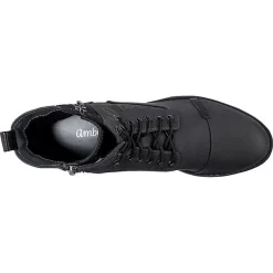 Schnürstiefel Mit Zipper Und Blumen Detail - Grau 12 Schnürstiefel Mit Zipper Und Blumen Detail - Grau -Ambellis 20368799 06