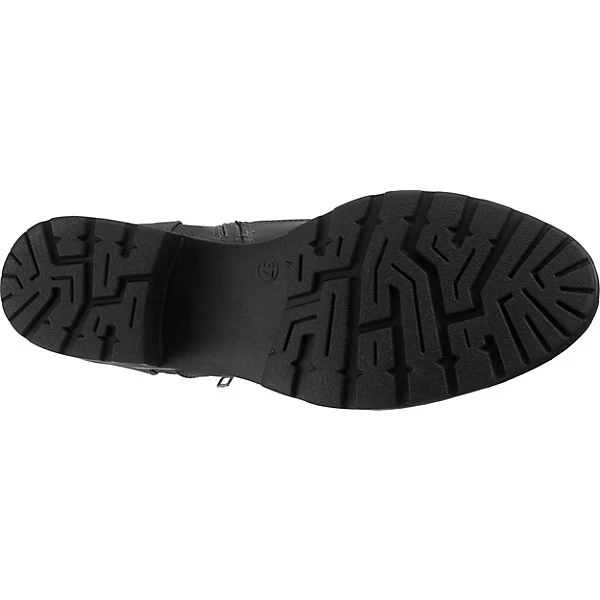 Schnürstiefel Mit Zipper Und Blumen Detail - Grau 7 Schnürstiefel Mit Zipper Und Blumen Detail - Grau – Bild 7