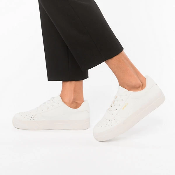 Plateau-Sneakers - Weiß 2 Plateau-Sneakers - Weiß – Bild 2