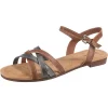 Riemchensandalen - Cognac