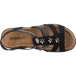 Riemchensandalen - Schwarz -Ambellis 22574621 06
