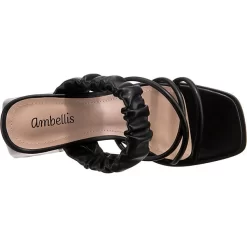 Trendy Plateau Mules - Schwarz -Ambellis 27109163 06