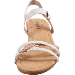 Sommer Riemchensandalen - Weiß-kombi -Ambellis 27109164 04