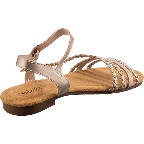 Sommer Riemchensandalen - Gold 5 Sommer Riemchensandalen - Gold – Bild 5