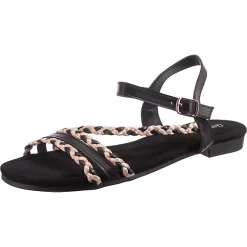 Sommer Riemchensandalen - Schwarz