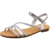 Sommer Riemchensandalen - Silber