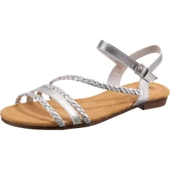 Sommer Riemchensandalen - Silber