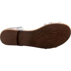 Sommer Riemchensandalen - Silber -Ambellis 27109181 07