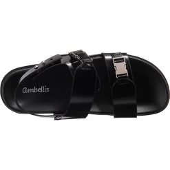 Two-Straps Sandals - Schwarz -Ambellis 27214930 06