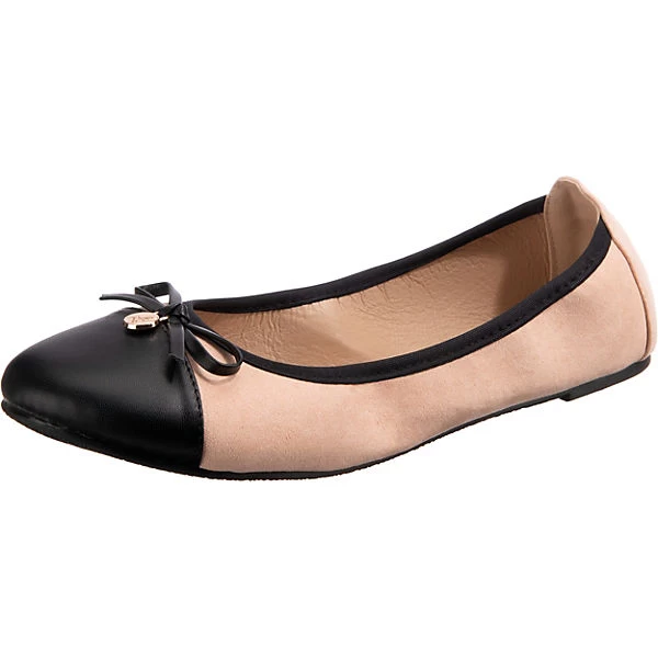 Classic Ballerinas - Schwarz/rosa 1 Classic Ballerinas - Schwarz/rosa