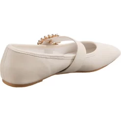 Trendy Spangenballerinas - Offwhite 11 Trendy Spangenballerinas - Offwhite -Ambellis 27215085 05