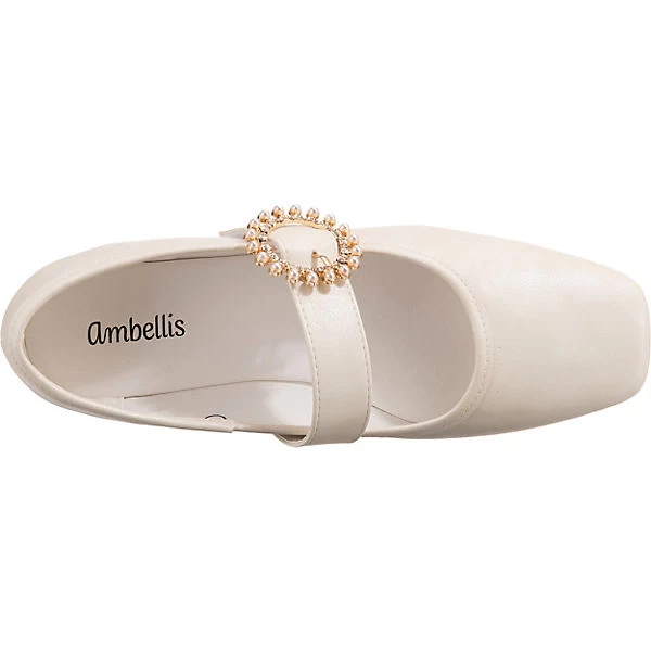 Trendy Spangenballerinas - Offwhite 6 Trendy Spangenballerinas - Offwhite – Bild 6