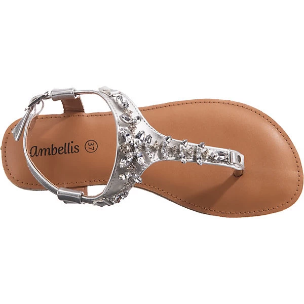 Fashion Rhinestones-Sandals - Silber 6 Fashion Rhinestones-Sandals - Silber – Bild 6