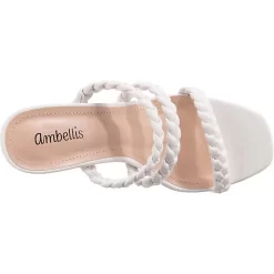 Trendy Riemchensandaletten - Weiß -Ambellis 27753541 06